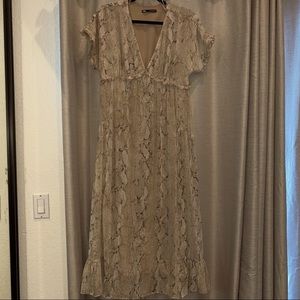 Zara snake print Medium sundress